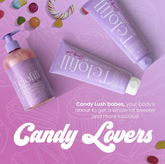 TELOFILL CANDY LUSH BODY KIT (body wash+body scrub+body lotion)
